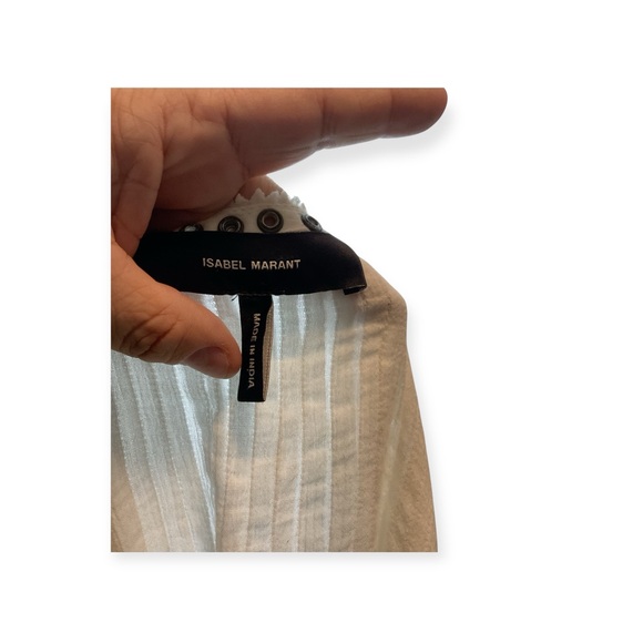 Women’s Isabel Marant Etoile Alexia white bohemian blouse, size 42 ( sz10) - Picture 4 of 5